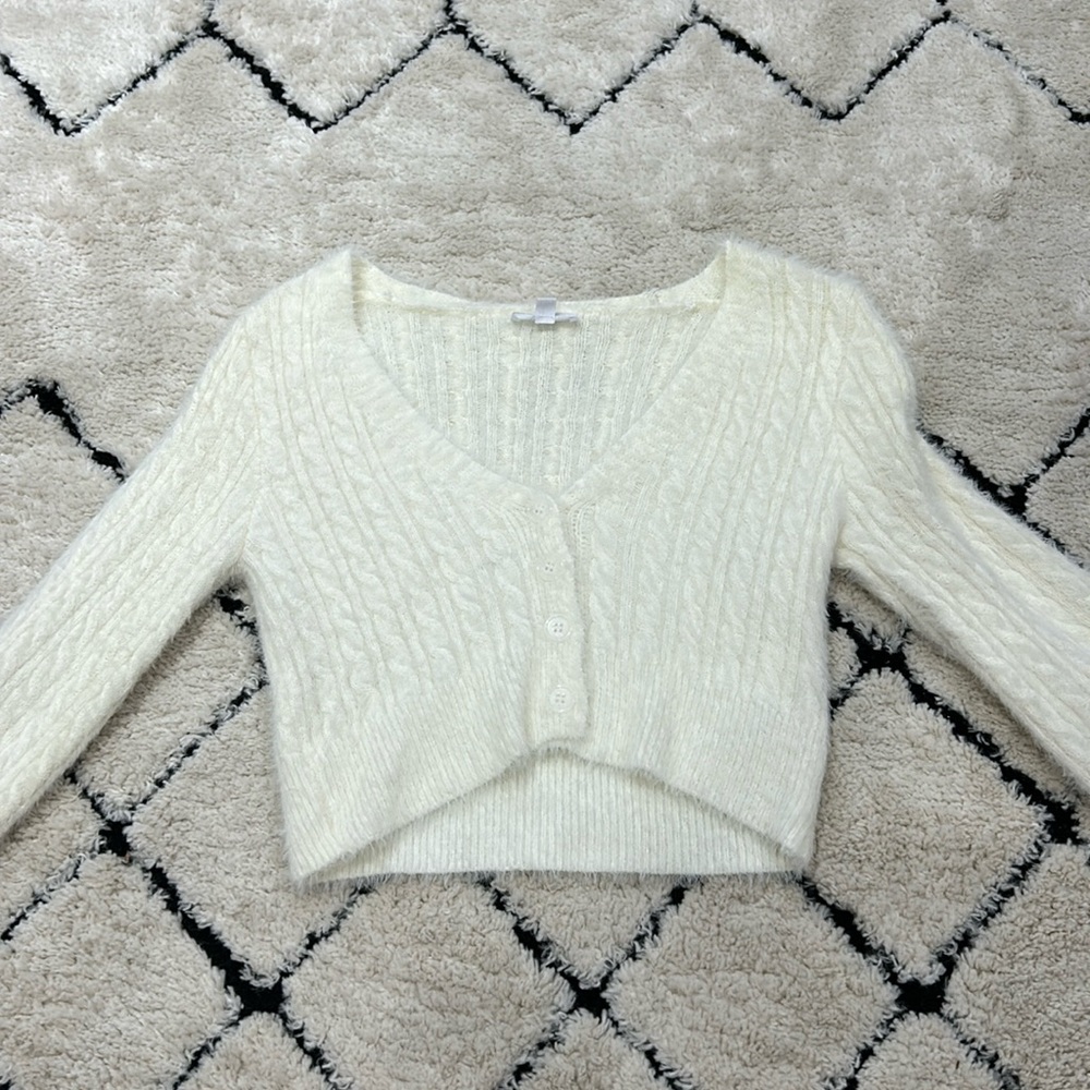A Cream Cardigan